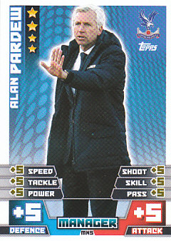Alan Pardew Crystal Palace 2014/15 Topps Match Attax Manager #MN05